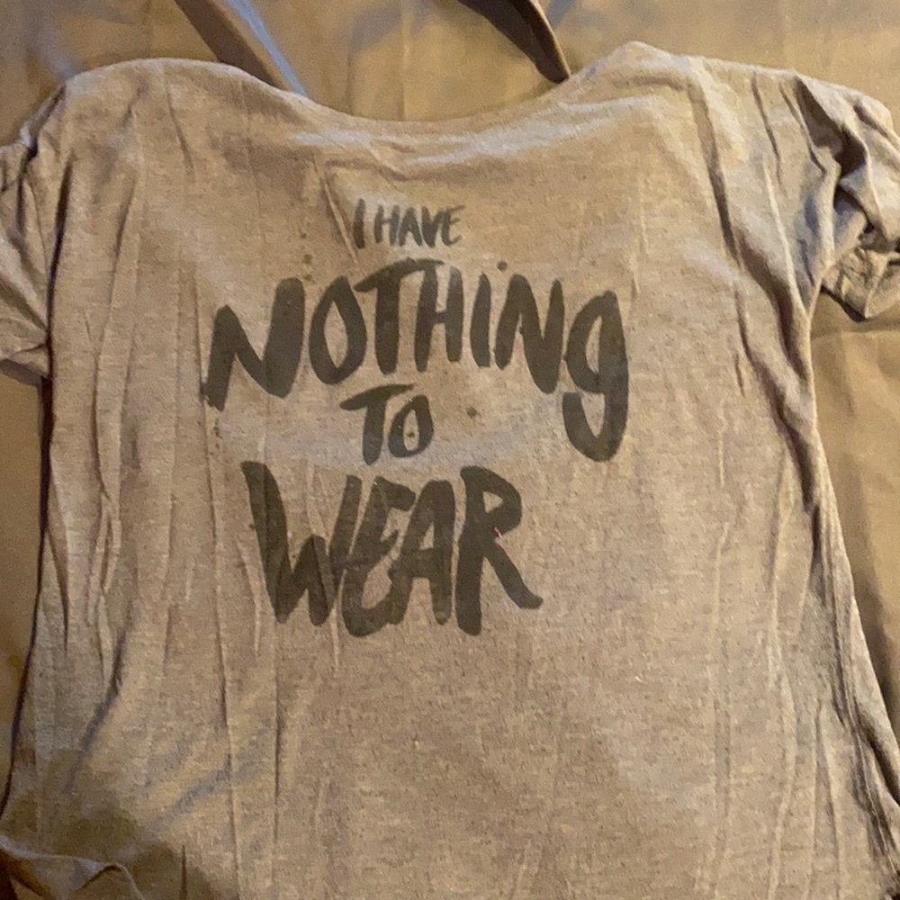 Kids large gray T-shirt